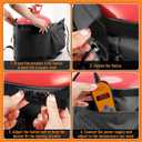 1 Pack Propane Tank Heater Blanket Gas LP Cylinder Tank Heater with Thermostat Controller Adjustment 41122 °F and Timer Function, Propane Buckets Warmer Blanket Fit for 540LB Tanks (Black)