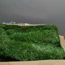 Premium Artificial Grass 4' x 6' Outdoor Rug, 1.38" Realistic Thick Turf for Garden, Yard, Fake Lawn, Dogs Synthetic Grass Mat, Rubber Backed with Drainage Holes, Customized Sizes
