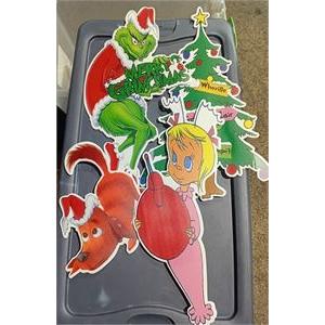 Grinch Christmas Posters Set