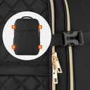 MOMUVO Large Travel Backpack Women, Flight Approved Carry On Backpack, Water Resistant Anti-Theft Casual Daypack School Bag Fit 17 Inch Laptop with USB Charging Port, Black