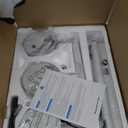 JUNNAI White Floor Lamp with Remote Tall Standing Lamps 30W LED Tree Floor Lamp with 3 Adjustable Heads Touch Control Timer 4 Color Temperatures Light Lamps for Living Room Office Bedroom Crafting