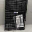 MidWest Homes for Pets Dog Crate | Icrate Single Door & Double Door Folding Metal Dog Crates | Fully Equipped 30-Inch W/ Divider Black 1530