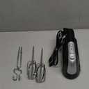 5-Speed 400W Hand Mixer Electric Handheld - Ultra-Powerful Handheld Mixer with Turbo Function & Eject Button, 4 Stainless Steel Attachments for Dough, Cream, Batter, Eggs & Baking