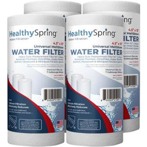 1 Micron Well Water Filter 10x4.5 Replacement - Whole House Water Filter Cartridge Compatible with WP5BB97P,WP10BB97P, AP810, Made in USA, 4-Pack