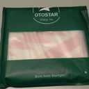 OTOSTAR Outdoor Waterproof Throw Pillow Covers 16x16 Inch Set of 4 Boho Farmhouse Outdoor Cushion Covers for Patio Funiture Garden（Geometry80Pink）