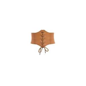 GRACE KARIN Corset Belt for Women Lace up, Renaissance Faire Pirate Accessories, Leather Elastic Waist Cincher