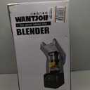 WantJoin Commercial Professional Blender With Shield Quiet Sound Enclosure 2200W Industries Strong and Quiet Professional-Grade Power, Self-Cleaning, Silver
