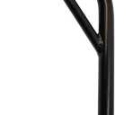 Bike Seat Post with Support, Steel Lay Back BMX Bicycle Seat Post w/ Support, Multiple Sizes (Black) (22.2 X 350mm)