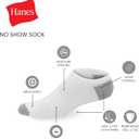 Hanes Men's Socks, Active Cool X-temp Lightweight Moisture-wicking Cushioned Ankle, Crew and No Show Socks, 12 and 14 Pair Packs (White, S)