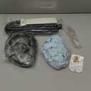 BBTO 100 Days of School Costume Old Lady Costume for Kids Granny Wig Shawl Grandma Outifits with Glasses and Accessories (Ashen Hair Style)