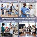 Tenceur 24 Set Empty Baskets for Team Appreciation Gifts - Bulk Gift Basket Kit with Pull Bows & Plastic Bags DIY Cardboard Tray for Team Employee Teacher Coworker Nurse Present(Chic,Morandi)