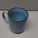 Henten Home Ceramic Coffee Mugs 14 OZ, Teal Porcelain Mug Set of 4, Latte Mugs for Milk, Tea or Hot Chocolate (Turquoise)