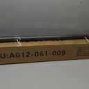 JEAREY 9FT Outdoor Patio Umbrella with Solar Lights, LED Lighted Pool Umbrella with Tilt and Crank, Outdoor Table Umbrellas for Deck, Yard & Market (Red)