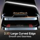 SMARTDEVIL 2 Pack for iPhone 13 Pro Max/iPhone 14 Plus Privacy Screen Protector, Military Grade Shatterproof, 9H Hardness, Anti-Spy Tempered Glass, Fast & Easy Installation, Case Friendly