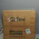 FXW Rollick Unleashed Dog Playpen for Indoor, Yard, RV Camping, 24 inch 6 Panels for Small and Puppy DogsPatented