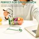 Salad Pod Mason Jar Side Open, Portable Salad Container for Lunch with Leakproof Dressing Compartment, Reusable Travel Salad Jar Bowl with Lid, SaladBottle for Meal Prep, Office,Camping,Outdoor,Picnic