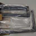 NearMoon Bathroom Towel Bar, Towel Rod Holder, Square Shelf Rack Hanging Towel for Bath, Thicken SUS304 Stainless Steel Towel Rack Wall Mounted-3-Tier Bath Accessories (24 Inch, Matte Black)