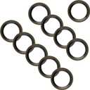 10PCS M12 Rubber/Metal Oil Drain Plug Gasket Replacement OEM 14079550,Essential Car Oil Plug Crush Washer Compatible with Chevrolet GMC Oldsmobile,Professional Oils Plugs Gasket