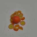 Woration 19 Pcs Artificial Fake Orange & Slices Blocks Set Simulation Fruits Model Realistic Oranges Home Decoration for Party Kitchen Wedding Props Ornament