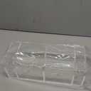 Double Cup Holder with Marker Slot, Party Cup Dispenser Acrylic Cup Organizer Mark Your Cup and Drink Up Caddy Modern Bar Counter Decor, Clear