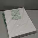 EXPUTRAN Clear Acrylic Desk Organizer for Office or Home Desk Drawer Dividers, Makeup Vanity Storage Bins, Stackable 4-Pack, Acrylic Accessory and Half Accessory Tray/Small Tray