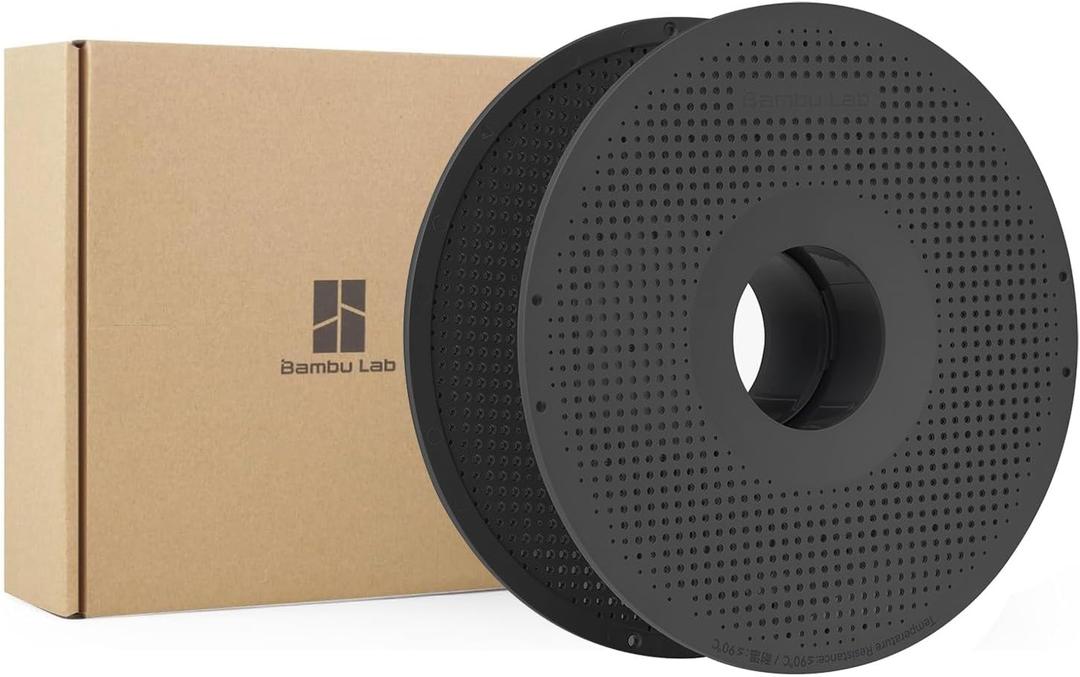 3DTOOLS Bamboo Lab Original AMS Detachable Spool Reusable Reel Without Filament for Bambu LAB AMS Black No Filament