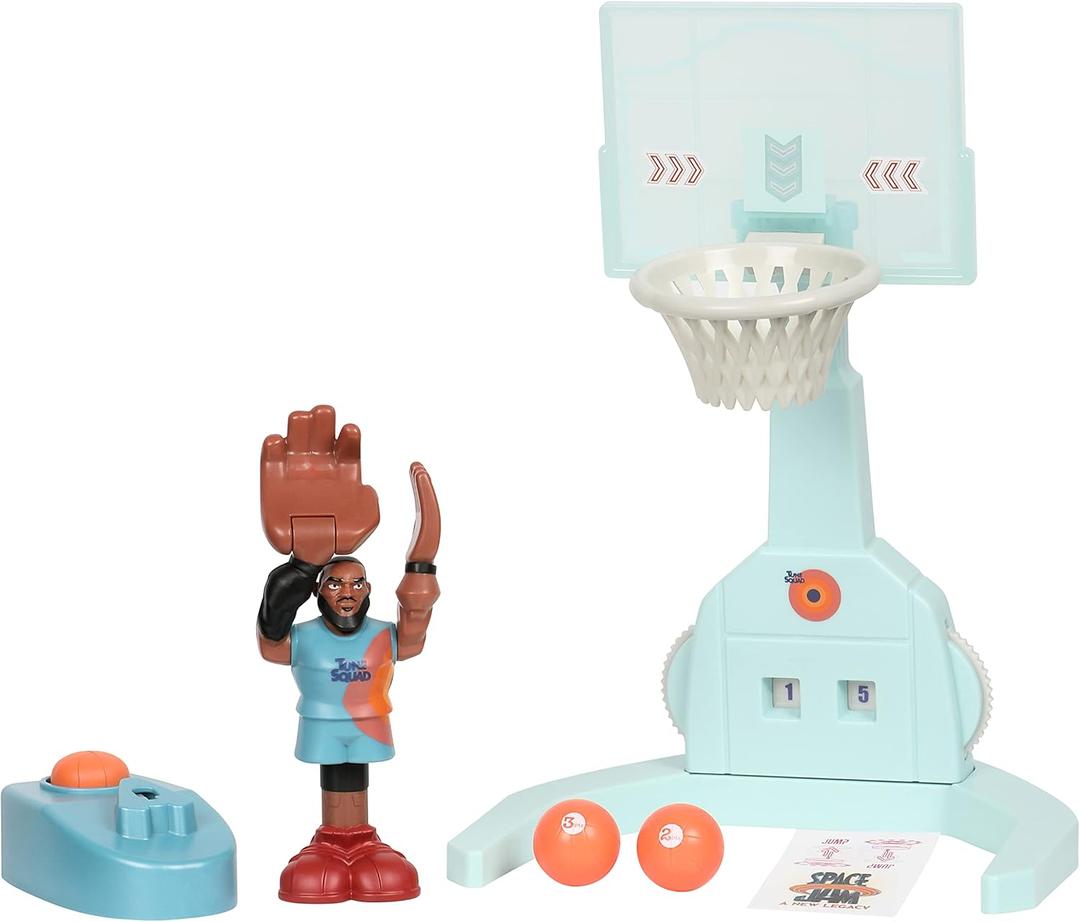 Moose Toys Space Jam: A New Legacy - Super Shoot & Dunk Playset with Lebron Figure, Multicolor (14568)