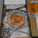 5.8G Wireless Bridge with Pole/Wall Mount Bracket - Extend Starlink Internet to Outdoor Access Point, 2 Miles Point to Point Starlink WiFi Extender with PoE Adapter, IP65 Waterproof Rating (2-Pack)