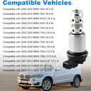 4PCS Engine Variable Valve Timing (VVT) Solenoid Actuator Compatible with BMW 545I 550I 645CI 650I 745I 745LI 750I 750LI 760I 760LI Alpina B7 X5 Replacement for 11361707323