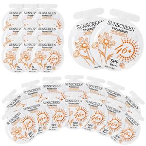 150 Pcs Sunscreen Bulk Mini Travel Size Sunscreen Packets SPF 46+ Summer Party Gifts for Women Girl