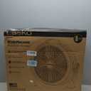 Lasko WINDMACHINE 20" High Velocity Floor Fan with 3 Speeds, 360 Directional Airflow, Portable Air Circulator Fan for Home, Garage & Workshop, Fully Assembled, Gray, 3301, 25.1 in. High