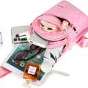 AOSTIHOT Crossbody Small Sling Backpack Sling Bag for Women, Chest Bag Daypack Crossbody for Travel Sport Running Hiking Pink