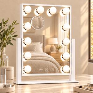 Hollywood Makeup Mirror, 12 LED Bulbs, 3 Colors Modes
