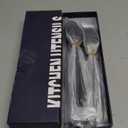 Runfly 20 Piece Hammered Black Silverware Set, 18/10 Stainless Steel Flatware Set, Modern Kitchen Utensil Set Service for 4, Tableware Set, Cutlery Set Including Fork Spoon and Knife