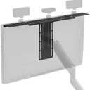 Mount Plus MDS12-3 Wide All-In-One VESA Compatible Monitor Shelf for Device Organizer,Perfect for Online Meetings and Live Streaming Such As Cameras, Webcams,Height Adjustable (27.2" Wide)