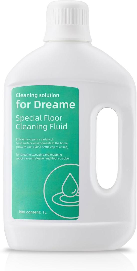 1000 ml Floor Cleaning Solution for Dreame L10 Ultra / L20 Ultra / L30 Ultra / L40 Ultra / L50 Ultra / X50 Ultra / X40 Ultra /X40 Master /X30 Ultra Series Vacuum Robot, Vacuum Cleaner Detergent Refill