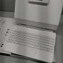 ESR iPad Air 13 Inch Case Keyboard (M3/M2, 2025/2024) & iPad Pro 12.9 inch (6th/5th/5th/3rd) Magic Keyboard, Easy-Set Floating Cantilever Stand, Precision Multi-Touch Trackpad, Rebound Series, White