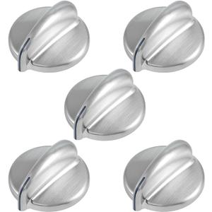 Upgraded WB03X43926 183D8269 Stove Knobs Replacement Parts for GE Gas Range Knob KIP 5E87 JGBP87SEM1SS PGB918SEM1SS GE Profile Stove Top Cooktop Knobs Oven Burner Control Knobs 5 Pcs