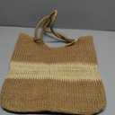Straw Beach Bags for Women - Summer Woven Tote Bag Shoulder Handbags, Large Beach Bag for Women for Holiday