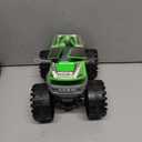 Exploding Monster Truck Toy with Explosive Crash Sounds and Lights, Smash It Up Again and Again, 8.7 Monster Truck Toys for Boys Kids Ages 3, 4-7 & Above | Toddler Toys for 3 Year Old Boys Gift (Grey)