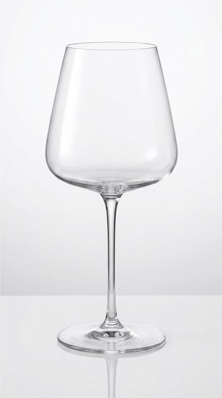 Stemmed Glasses Set of 4, 18OZ Large Crystal Glasses, Hand Blown Vintage Stemmed Glasses with Thin Rim, Large Bowl, Long Stem, Gifts for Wedding, Valentine's Day, Housewarming, Birthday