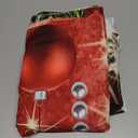 Mocsicka Christmas Backdrop Red Ball Xmas Merry Christmas Party Decorations for Family Holiday Christmas for Photography Photo Booth Props (Red, 10x8ft(120"x96"))