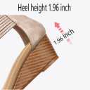 Wedge Sandals for Women Dressy Casual Summer Cute Comfy Wedges Heels Beach Sandal (8, Gold)
