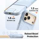 Magnetic for iPhone 17 Pro Case 6.3", Compatible with MagSafe, [Integrated Silicone Camera Control Cover] [Screen Protector], 2X MIL-STD Drop Protection Case for iPhone 17 Pro, Baby Blue