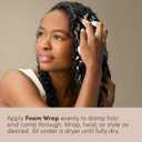 Mizani Foam Wrap Curly Hair Styling Foam - Anti Frizz Moisturizing Hair Mousse with Shea Butter, Smooth and Shine, Non-Greasy, Silicone-Free, Free from Drying Alcohols