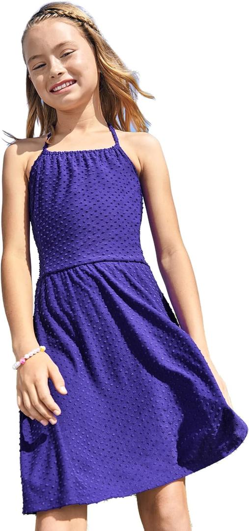 The Children's Place,Short Sleeve Fashion Dress (Purple)