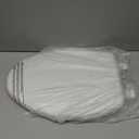 Bemis 7300SLEC Slow Close Toilet Seat, Easy Clean Hinges and Durable Plastic Seat, Made in USA, Elongated, White