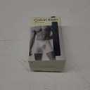 Calvin Klein Men's Cotton Classics 5-Pack Boxer Brief (Large, 2 Blue Shadow Body W/Blue Shadow Waistband, 2 Charcoal Heather Body W/Charcoal Heather Waistband, 1 Black Body W/Black Waistband) Large
