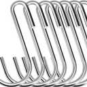 30PCS S Hooks, Premium Stainless Steel S Hooks for Hanging Kitchenware, Professional S Shaped Hooks for Hanging Pots, Pans, Cups, Plants, Bags, Jeans, Towels