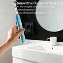 Electric Toothbrush Wall Charger fit for Braun Oral B io Series 2 3 4 5 6, Type 3757 Wireless Charging Base Plug Black